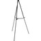Quartet Tripod Easel, 3/4" Tubular Aluminum Legs, 38"-66"H, Black QRT51E - alternate 2